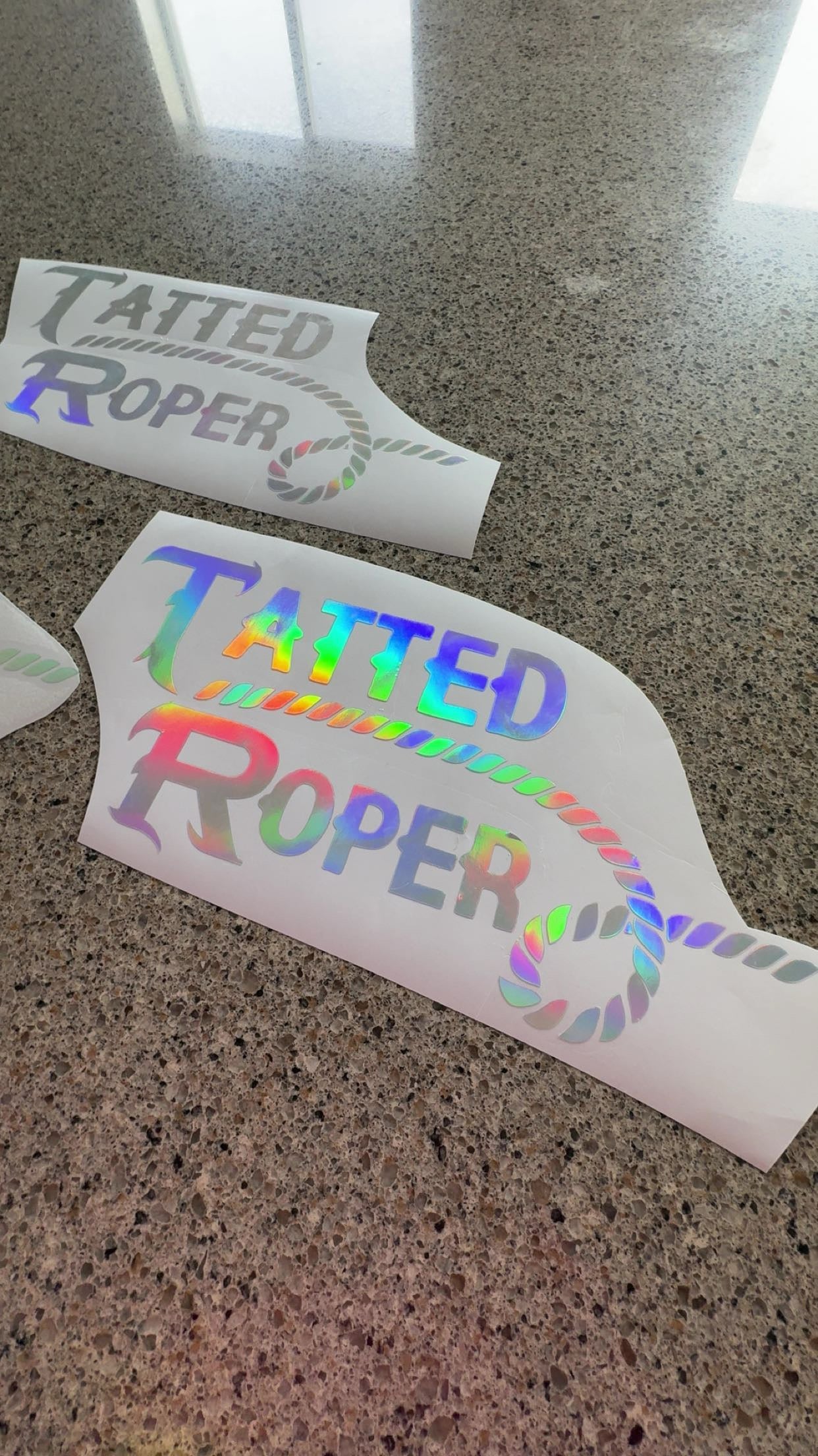 Holographic sticker
